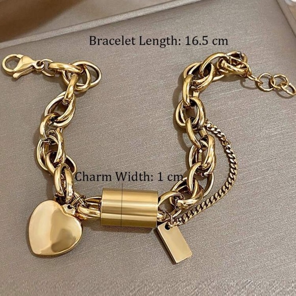 New heart charm bracelet - Picture 5 of 5